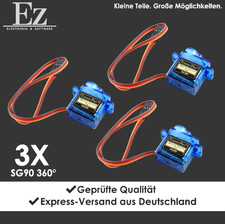 3 Stück SG90 9g 360°
