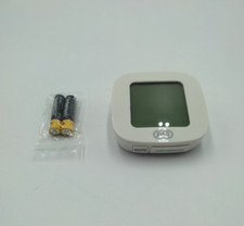 Uhr Kalender Thermometer Weiß