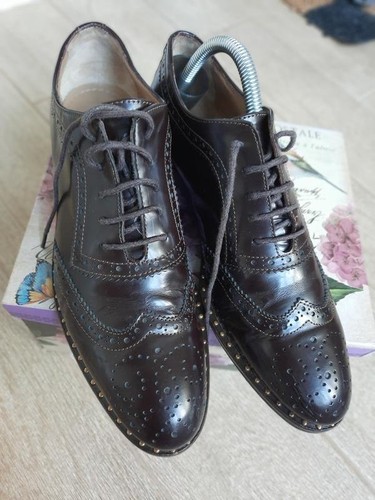Men pinko heels brown leather - men,