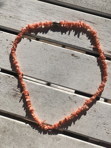 Vintage korallenkette - vintage,