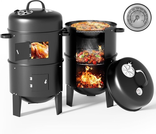 3in1 bbq holzkohlegrill - 3in1,