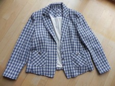 Basler Damen-Blazer, Gr. 44, Blau-beige