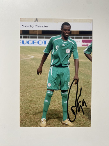 Macauley chrisantus autogramm - chrisantus,
