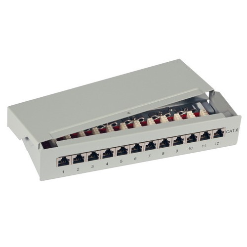 Port rj45 mini patchpanel - 12,