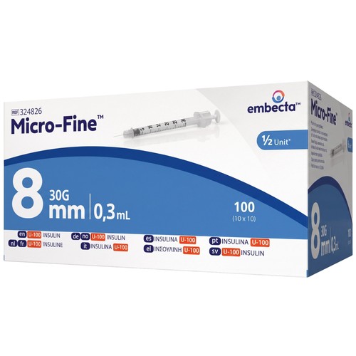 Embecta micro fine u100 - micro-fine,