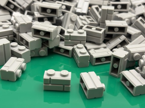 Lego stein 1x2 mit - stein, geprägten