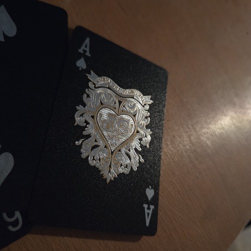 Schwarze poker plastikkarten - schwarze,