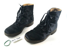 Tolle Echtfell Pelz Yeti Boots Damen Stiefeletten Winterstiefel EUR 41 C1 168