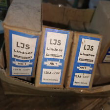 LJS Lindner Größe NH1 125A Sicherungseinsatz Messersicherung  125 Ampere NH 1