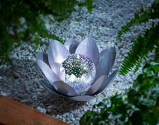 2xLED-Lotusblume "Emotion"Led Design-Leuchte mit zauberhaftem 3D-Lichteffekt