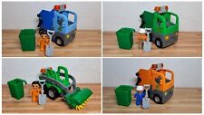 Lego Duplo Kehrmaschine Müllabfuhr Grün Orange Blau