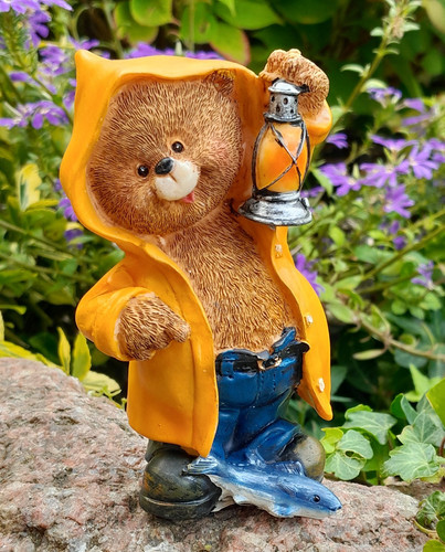 5cm teddy laterne - h.10,5cm,