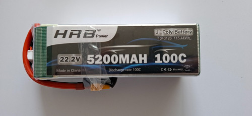 Hrb lipo batterie 2 v - 6s, 22,2