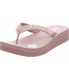 Skechers Damen Pantolette in Beige