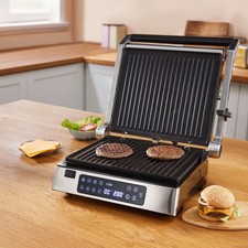 AMBIANO Kontaktgrill Tischgrill mit Touch-Display max. 2200W Top Angebot Neuware