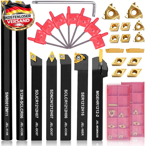 Drehmeißel set für - drehmeißel, 12
