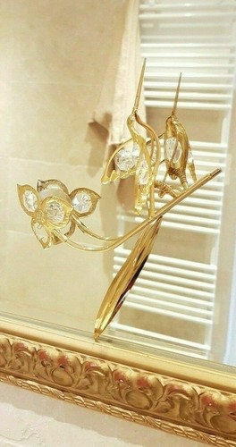 Kristall kolibri gold - kristall,