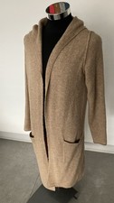S-Oliver Strickjacke  Long Jacke Gr. L 40/42 Kapuzen Strickjacke  Braun Beige