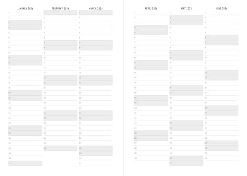 Taschenkalender 2026 woche - 2026,