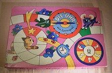 04 086 DDR Würfelspiel Die Uhr (ein lustiges Lernspiel)