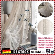Beige Romantisch Vorhang