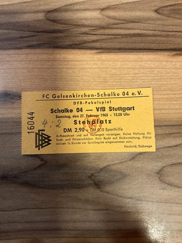 Ticket eintrittskarte schalke - ticket,