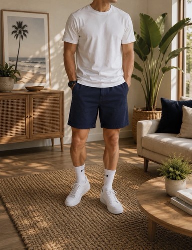 Zara herren chino shorts - zara,