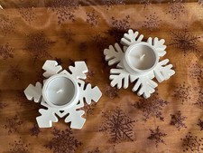Teelichthalter Schneeflocke