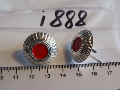 Kokarde silber rot - , 1