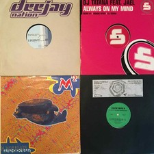 8 x 12" TECHNO HOUSE DANCE Schallplatten Sammlung Plattensammlung Vinyl