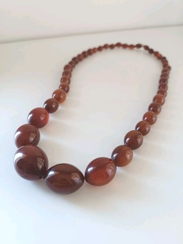 Bakelit perlenkette oval - perlenkette,