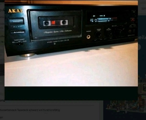 Akai kassettendeck tape - akai,