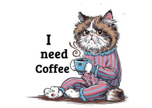 Katzen und kaffee - katzen,
