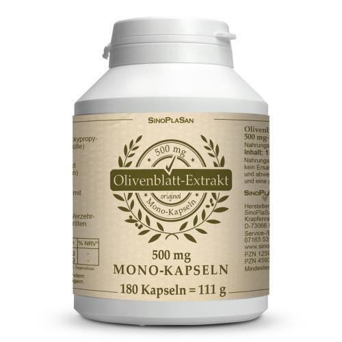 Olivenblatt extrakt 500 mg - 2x,