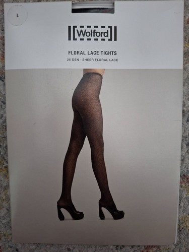 Wolford floral lace tights - lace,