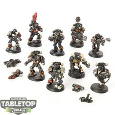 Space Marines - 9x The Legion of the Damned - bemalt
