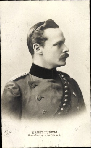 Ernst ludwig großherzog - ak, ludwig,