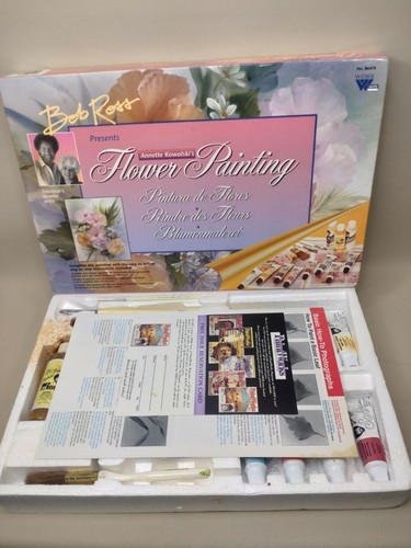 Bob ross presents flower - bob,