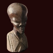 Holzfigur Büste Kunsthandwerk