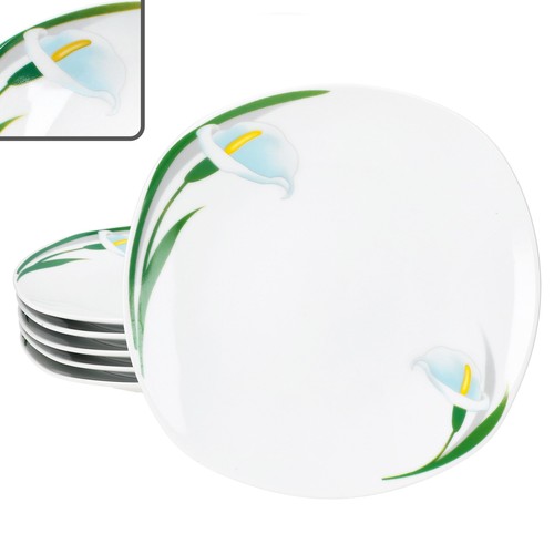 White calla kuchenteller - 6x,