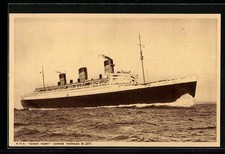 Ansichtskarte passagierschiff - ansichtskarte,