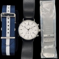 EXCLUSIVES SET: HERREN CHRONO IP SILBER +2 BÄNDER + EINSTELLTOOL# SCHMUCKJAGD