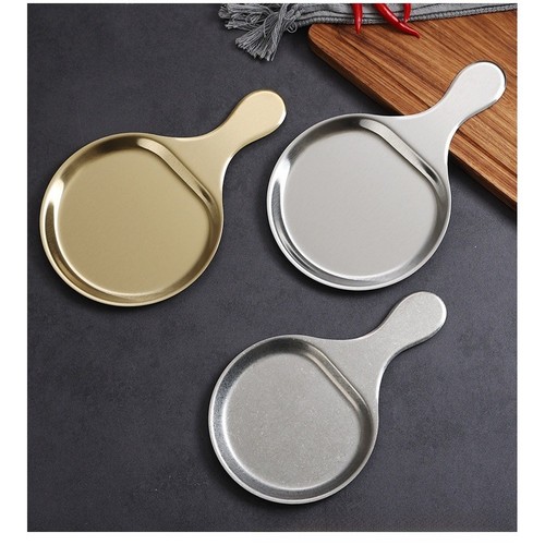 18cm edelstahl platzteller mit - 18cm,
