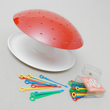 Partypilz Partypicker Käsepilz Käseigel DBGM  Piekser 60er / 70er Jahre