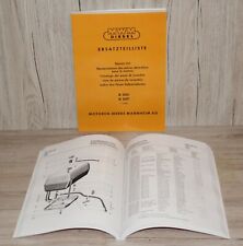 MWM Ersatzteilliste Motor Dieselmotor D325 und D327