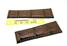 Uhrenarmband passend für Rolex Daytona echt Alligator 20mm Tabak - braun