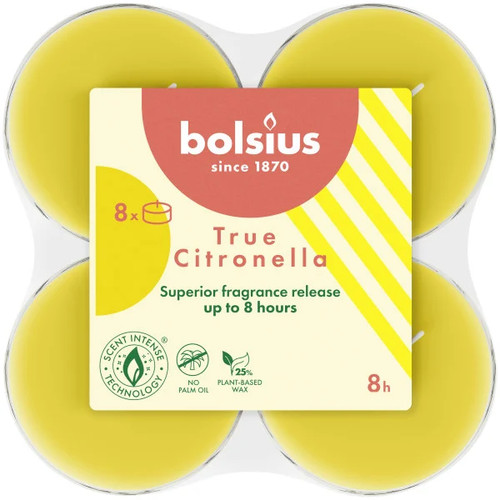 Bolsius maxi lichte - maxi-lichte, citronella
