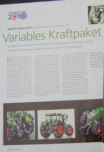 Fendt vario 211 trecker - v, in