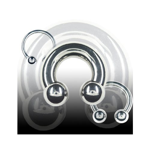 6mm hufeisen piercing - hufeisen,