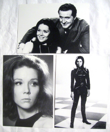 Diana rigg postkarte - x,